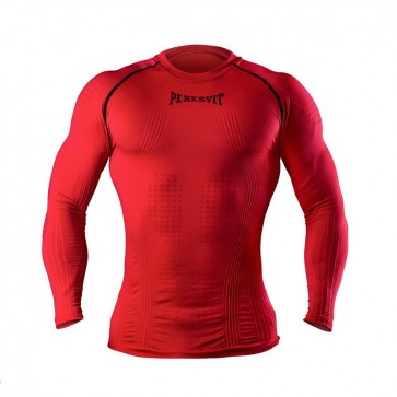 Компрессионная футболка с длинным рукавом Peresvit 3D Performance Rush Compression T-Shirt Roya Red