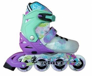 Роликовые коньки раздвижные ZEL Z-097VG / (38-41) SPRING