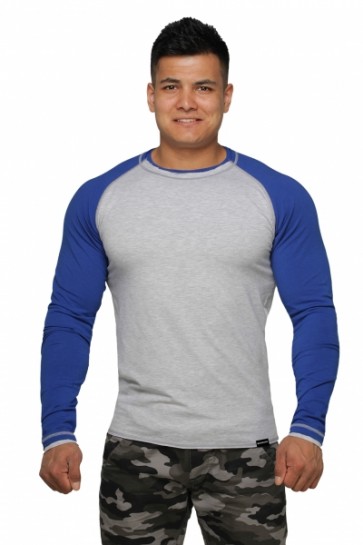 Реглан Long Sleeve BERSERK grey/ blue