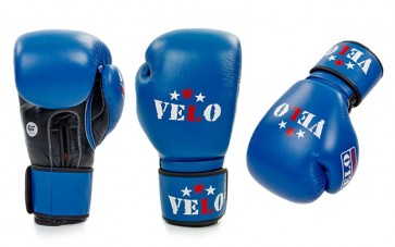 Перчатки боксерские профессиональные AIBA VELO кожаные 2081