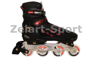 Роликовые коньки раздвижные KEPAI F1-S9-R / (42-44) красный