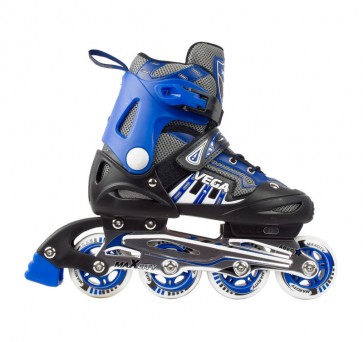 Детские роликовые коньки раздвижные VEGA BLUE / (38-41)