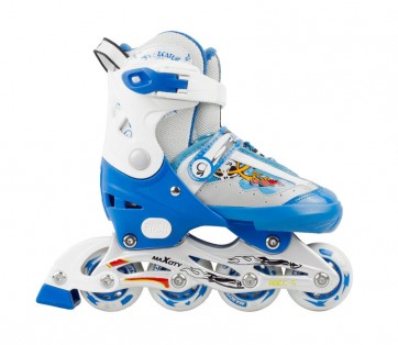 Детские роликовые коньки раздвижные RIO BLUE / (29-32)