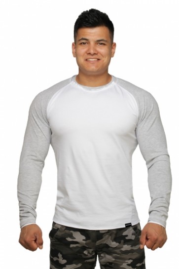 Реглан Long Sleeve BERSERK white/grey
