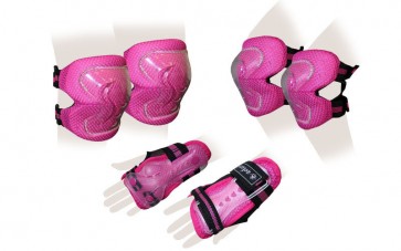 Защита спорт. наколенники, налокот., перчатки детские ZEL SK-4679P LUX