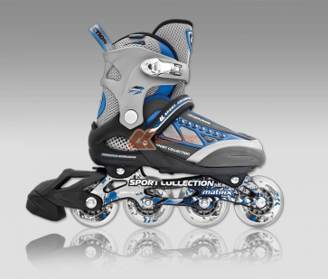 Роликовые коньки СК MATRIX blue / (39-42) 