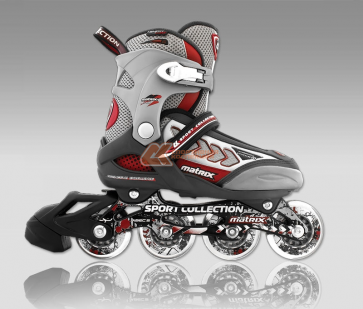 Роликовые коньки СК MATRIXdeLux bordo / (39-42)
