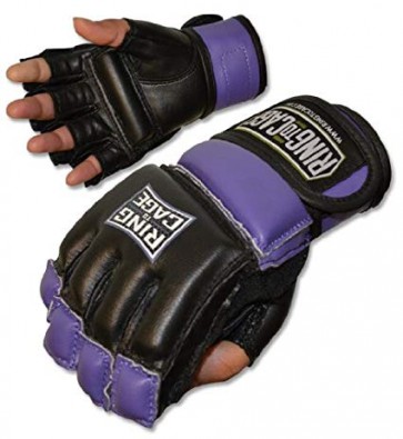 Женские снарядные перчатки Шингарды с открытыми пальцами RING TO CAGE Womens MMA Fitness Bag Gloves