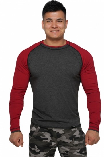 Реглан Long Sleeve BERSERK dark grey/bord