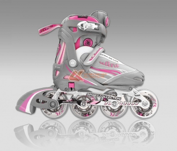 Роликовые коньки СК ULTRA DELUXE pink / (33-36)