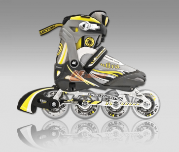 Роликовые коньки СК ULTRA DELUXE yellow / (37-40)