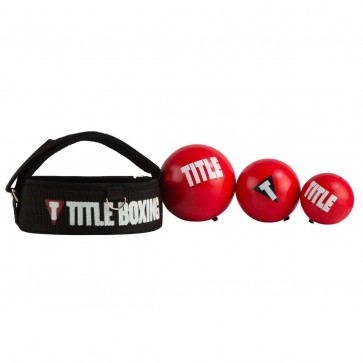 Скоростной мяч-тренажер для бокса Файтбол TITLE BOXING REFLEX BALL 3 мяча