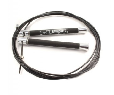 Скакалка скоростная BuyJumpRopes ELITE SURGE Silver