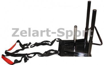 Сани тренировочные для кроссфита+петли QT1002A ECONOMY SLED