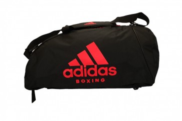 Сумка-рюкзак (2в1) Adidas с принтом Boxing красного цвета