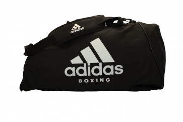Сумка-рюкзак (2в1) Adidas с принтом Boxing белого цвета