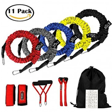 Универсальный набор трубчатых амортизаторов WACCES Resistance Bands Set