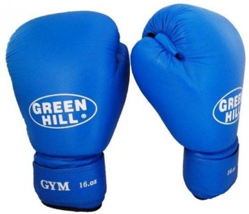 Кожаные боксерские перчатки Green Hill "GYM"