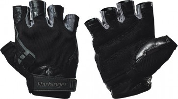 Перчатки для фитнеса Harbinger Pro 143 Non-WristWrap Vented Cushioned Leather Palm Weightlifting Gloves