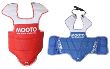 Защита корпуса и ключицы (жилет) двухстор. PVC MOOTO BO-5095