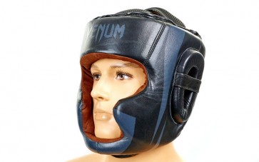 Шлем боксерский с полной защитой Кожа VENUM BO-5239