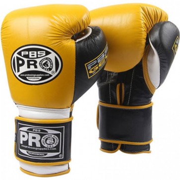 Боксерские профессиональные перчатки PRO BOXING PRO SERIES GEL VELCRO GLOVES