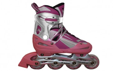 Роликовые коньки раздвижные KEPAI F1-K03-P / (38-41) розовый