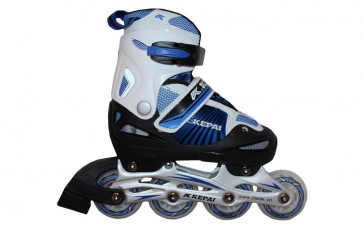 Роликовые коньки раздвижные KEPAI F1-K08-BL / (38-41) синий