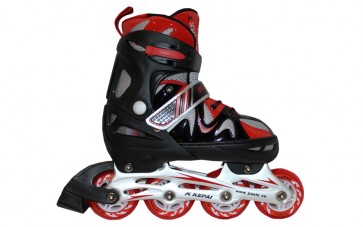 Роликовые коньки раздвижные KEPAI F1-K09-R / (38-41) красный