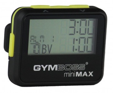 Таймер интервальный для кроссфита и бокса GYMBOSS Interval Timer miniMAX and Stopwatch 