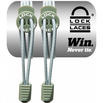 Шнурки светоотражающие с фиксатором LOCK LACES™ Reflective