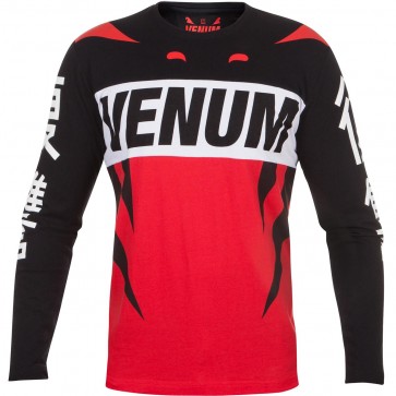 Лонгслив Venum Revenge T-Shirt Red Black