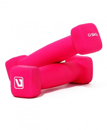 Гантели неопреновые LiveUp SQUARE HEAD 2х0,5 кг