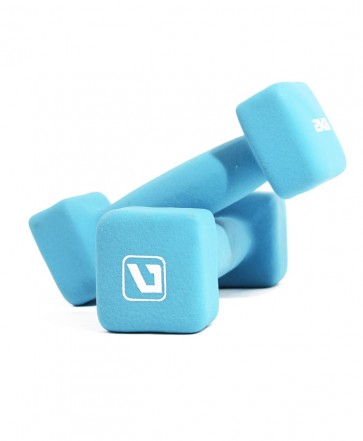 Гантели неопреновые LiveUp SQUARE HEAD 2х2 кг