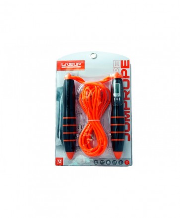Скакалка с электронным счетчиком LiveUp PVC CABLE JUMPROPE LS3128