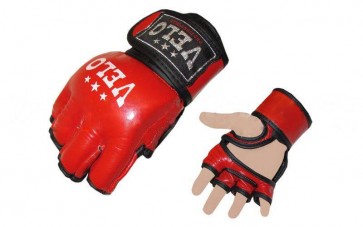 Перчатки для смешанных единоборств MMA Кожа VELO ULI-4035