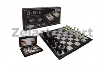Шахматы, шашки, нарды дорожный набор SC56810