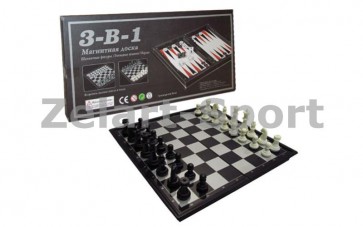 Шахматы, шашки, нарды дорожный набор SC9800