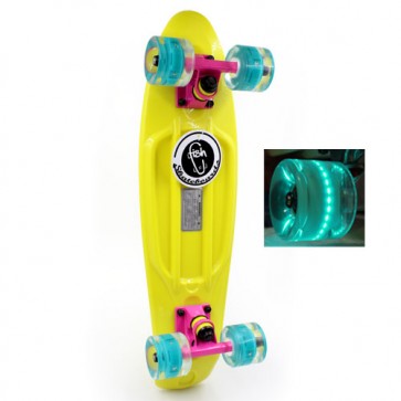 Скейт Penny Board LED Wheels Fish Sk-405-1