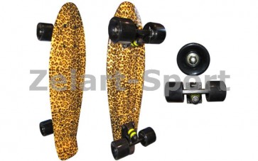 Penny (пенни) скейтборд PC SK-4441-3 Пластиковая рыба LEOPARD