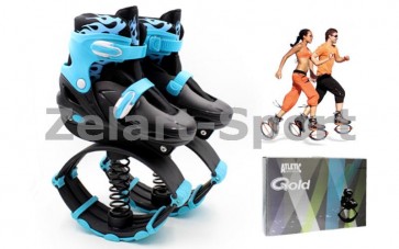Ботинки на пружинах Фитнес джамперы Kangoo Jumps SK-901H-BL