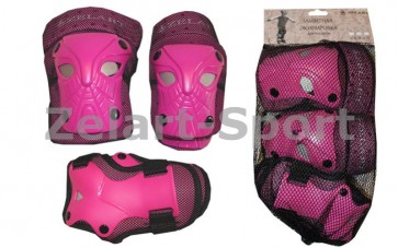 Защита спортивная наколенники, налокот., перчатки ZEL SK-3503P