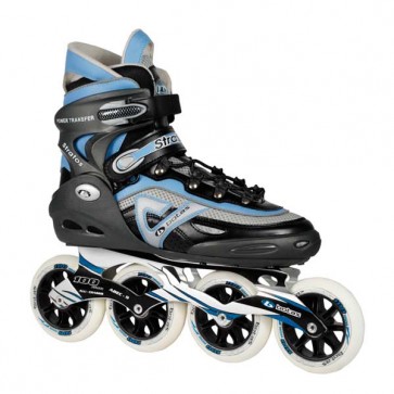 Роликовые коньки Botas STRATOS 100 черно - серо - голубые, р.42 HI50021-7-932/42