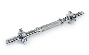Гриф гантельный с насечкой хром TA-8049