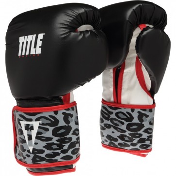 Снарядные перчатки TITLE Boxing Safari Leopard Fitness Gloves