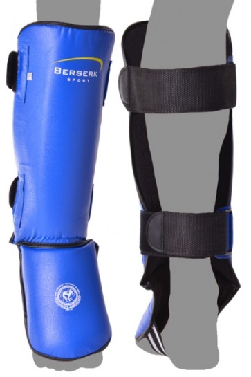 Защита голеностопа BERSERK усиленная (винил) blue