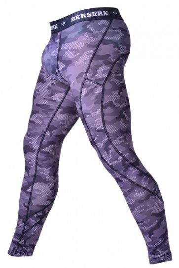 Штаны компрессионные BERSERK SPORT TACTICAL FORCE camo grey