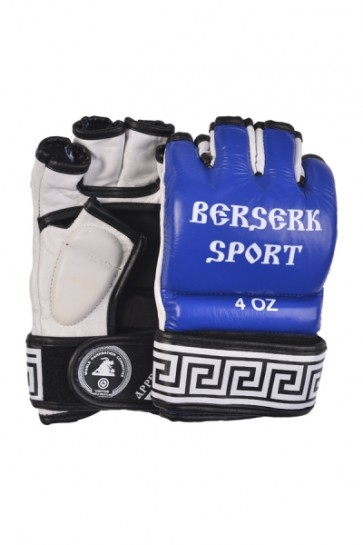 Перчатки BERSERK TRADITIONAL for Pankration approved WPC 4 oz blue