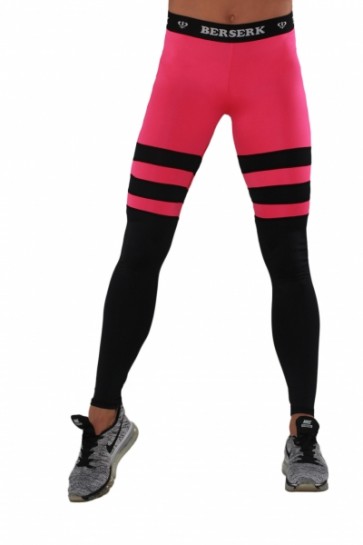 Лосины BERSERK INTENSITY black/pink