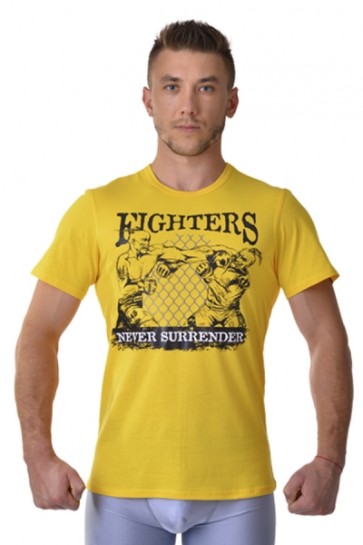 Футболка BERSERK SPORT Ukraine Fighter yellow